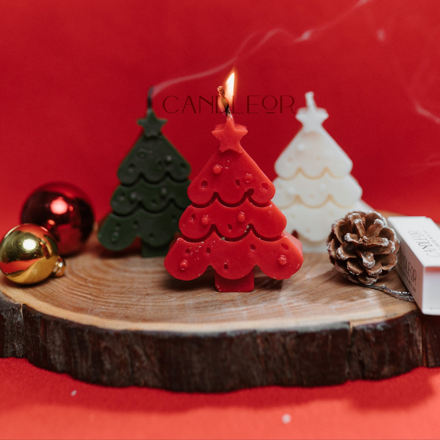 Christmas 3d Tree Candle