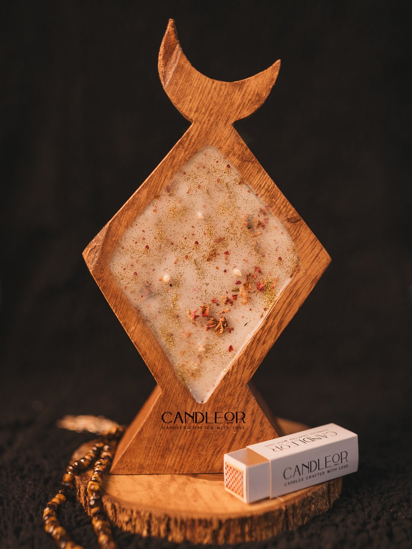 Wooden Latern Candle