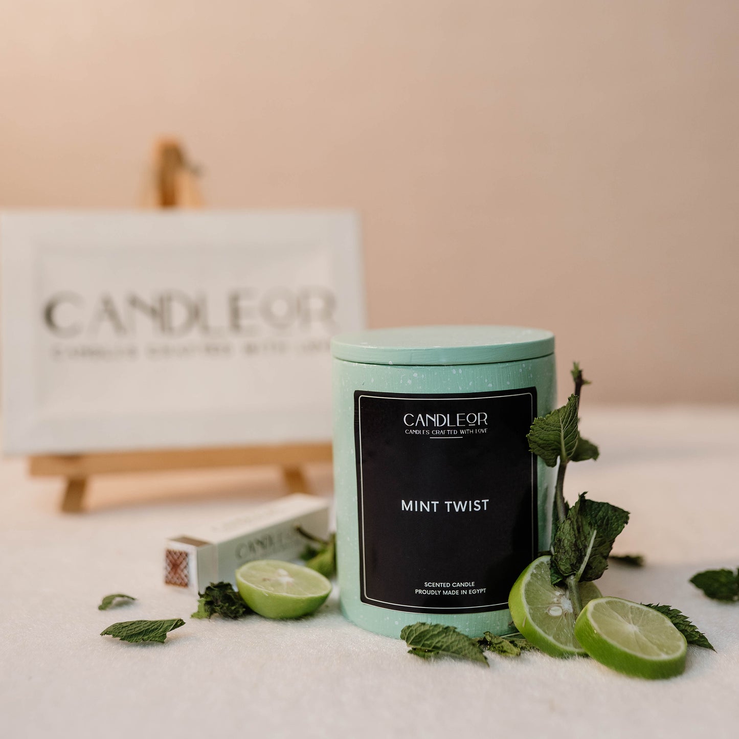 Mint Twist Scented Candle