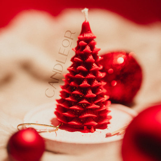 Christmas 3d Tree Candle