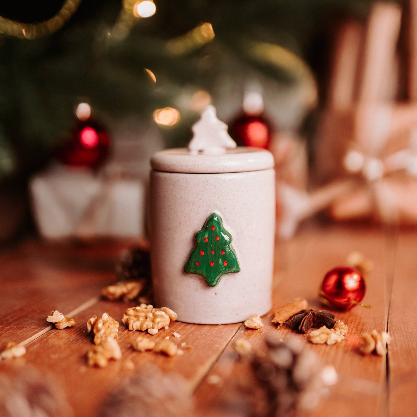 Pecan Waffles Christmas Candle