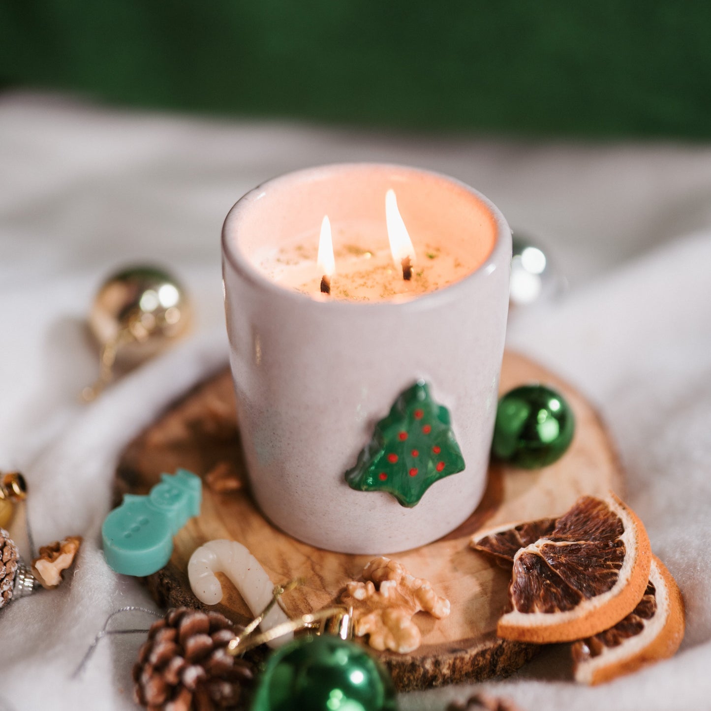 Pecan Waffles Christmas Candle