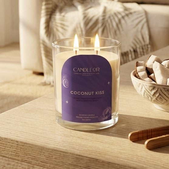 Coconut kiss candle